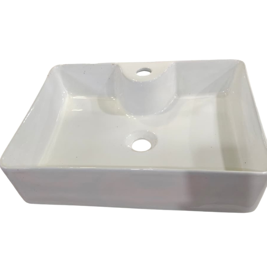 14x14 Inch White Camel Table Top Wash Basin