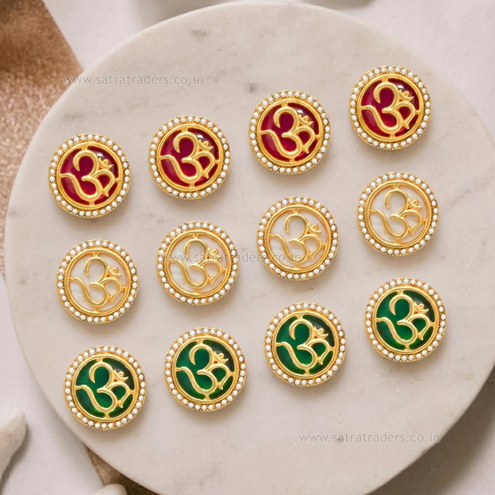 Meenakari Combo Packs | Size : 17mm | Qty : 12pcs (all color 4pcs) | MK23a
