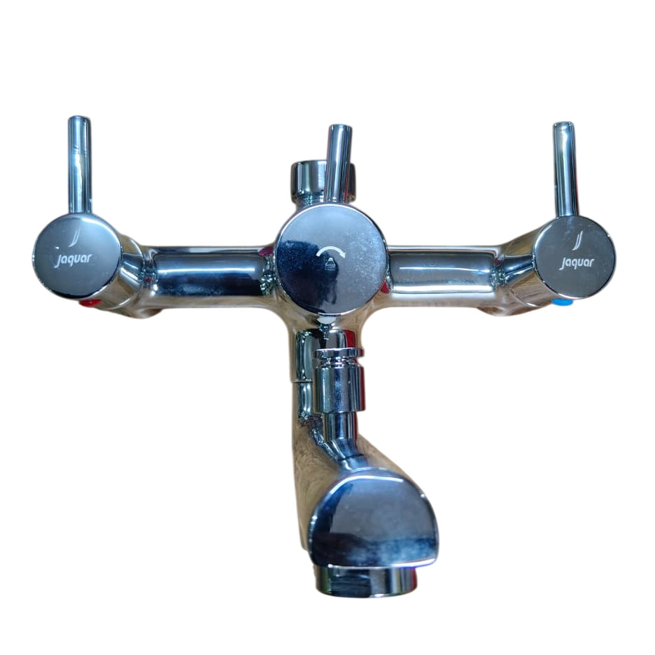 2 In 1 Stainless Steel Double Handle Wall Mixer