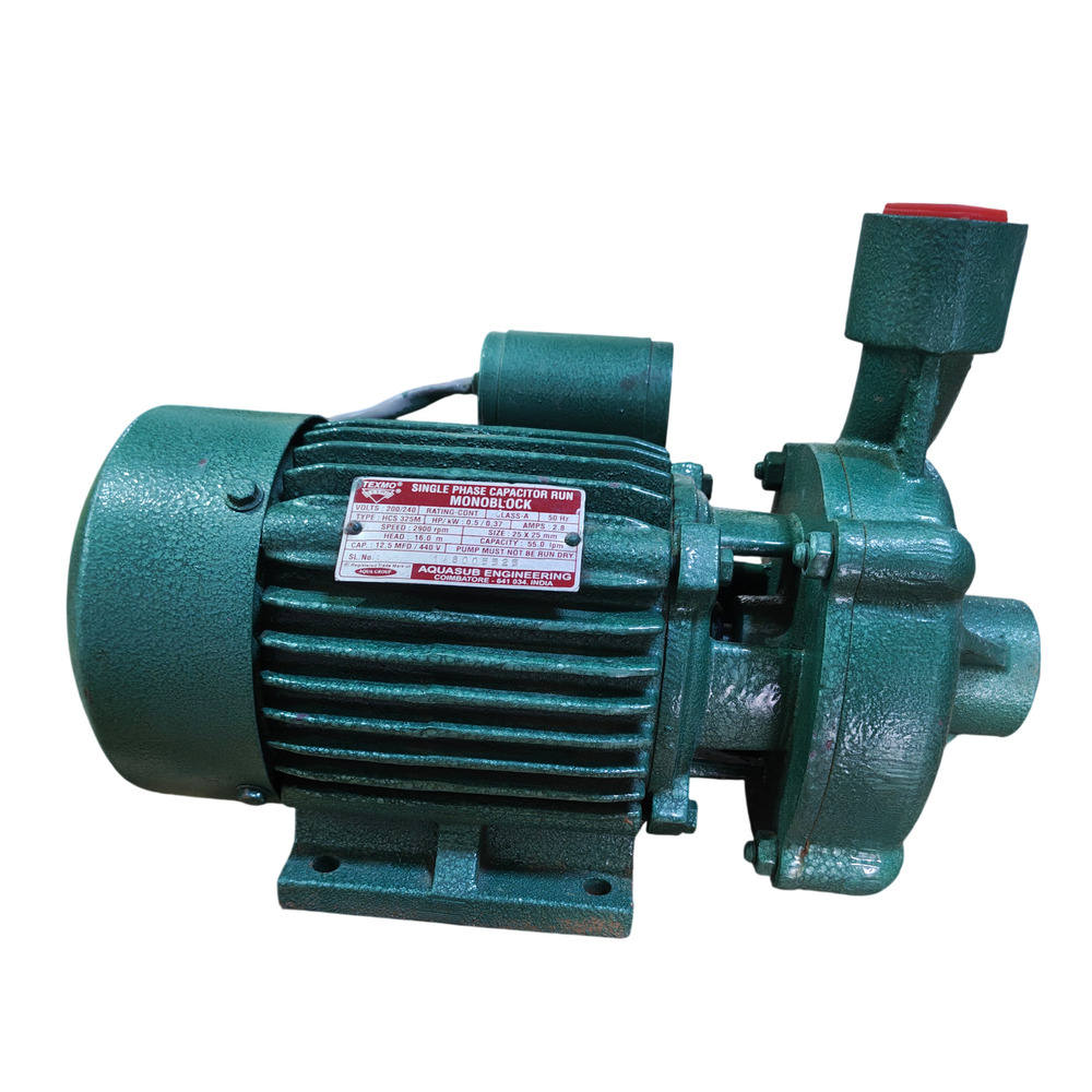 Single Phase Capacitor Run Monoblock Pumpset