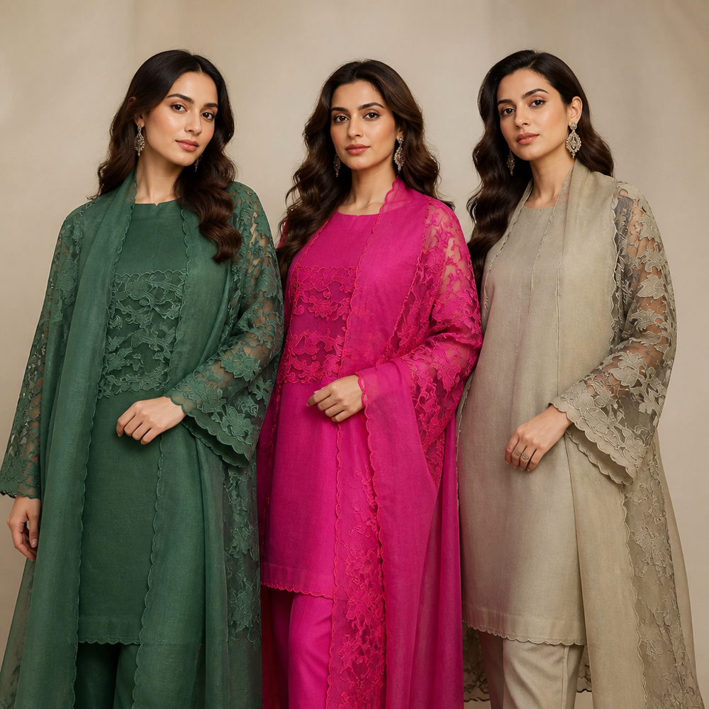 Malchanderi Cut-work unsticthed ladies suits