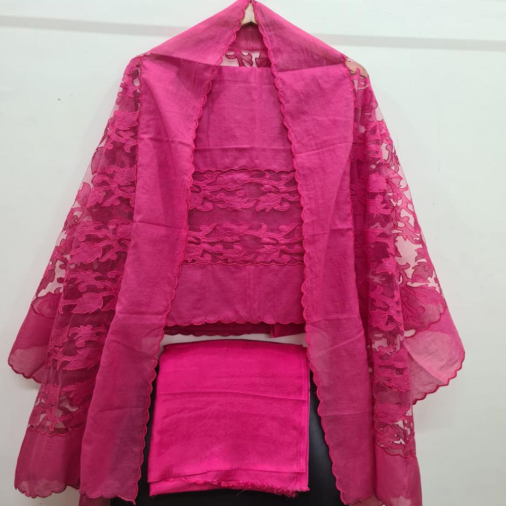 Malchanderi Cut-work unsticthed ladies suits