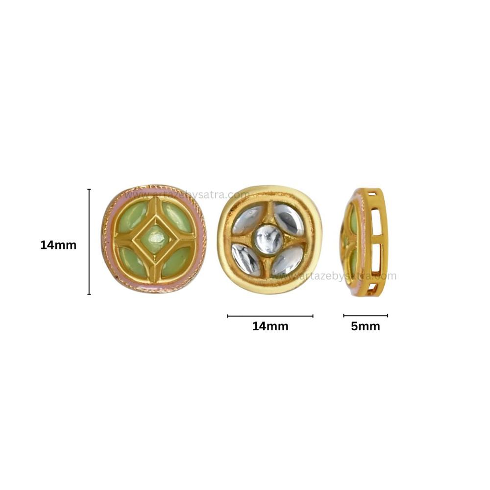 Meenakari Kundan Beads