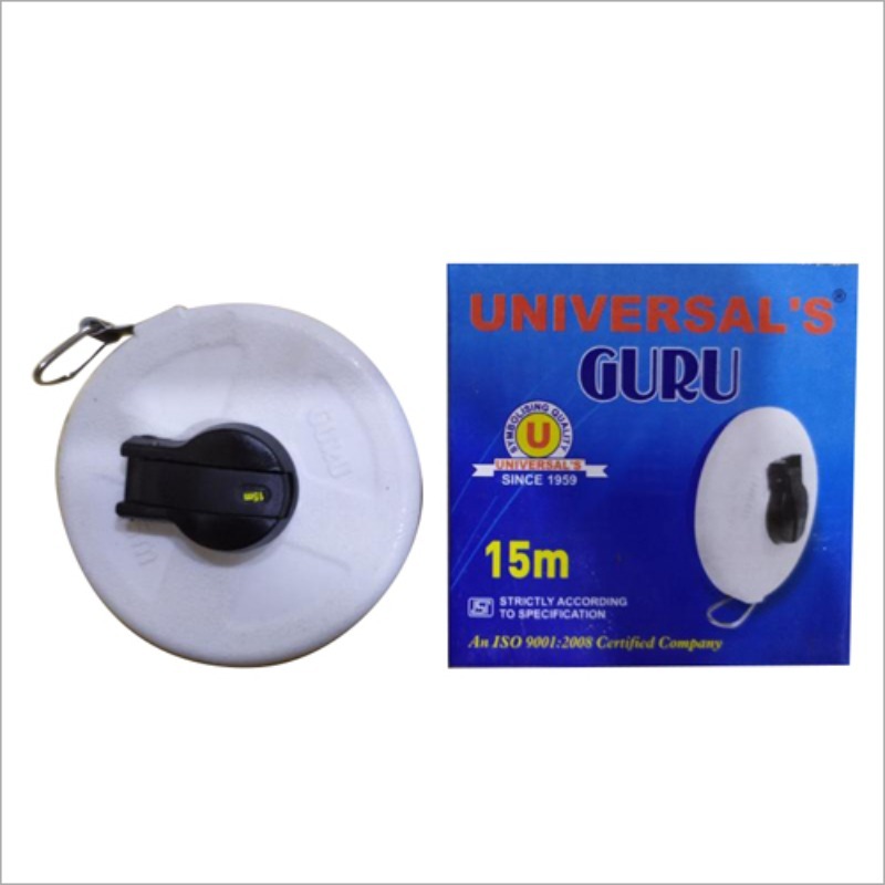 Fibreglass Measuring Tape 15m (Model A   Guru) - Length: 15  Meter (M)