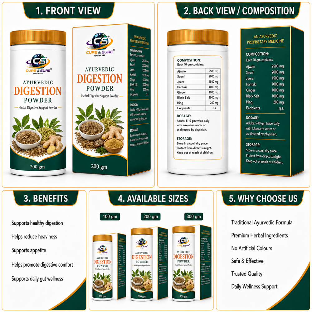 Ayurvedic Digestion Powder Third Party Manufacturing