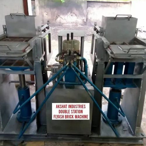 Double Station Fly Ash Brick Making Machine
