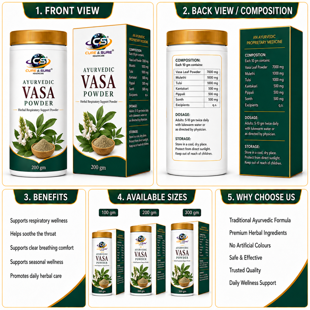 Ayurvedic Vasa Powder Third Party Manufacturing