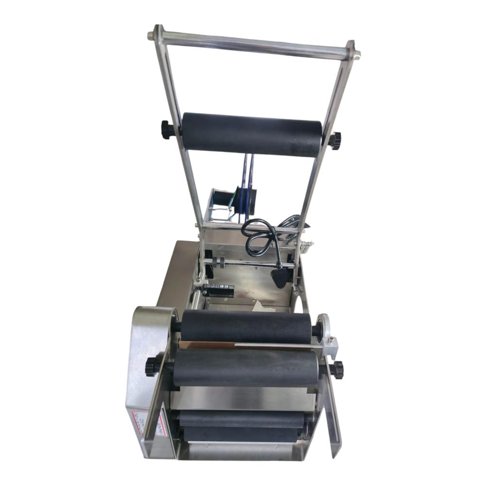 semi automatic round bottle labelling machine