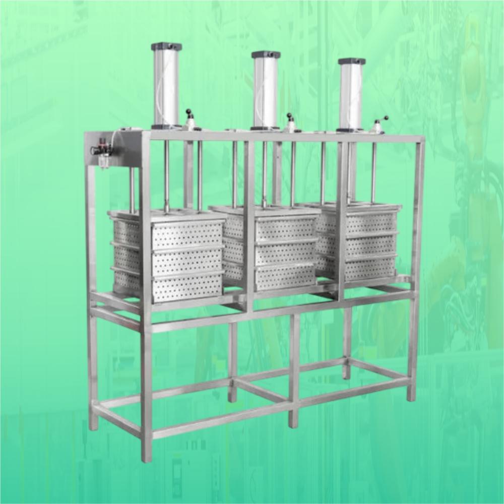Paneer Press - Capacity: 10-100 Liters Per Batch (Varies Per Model)