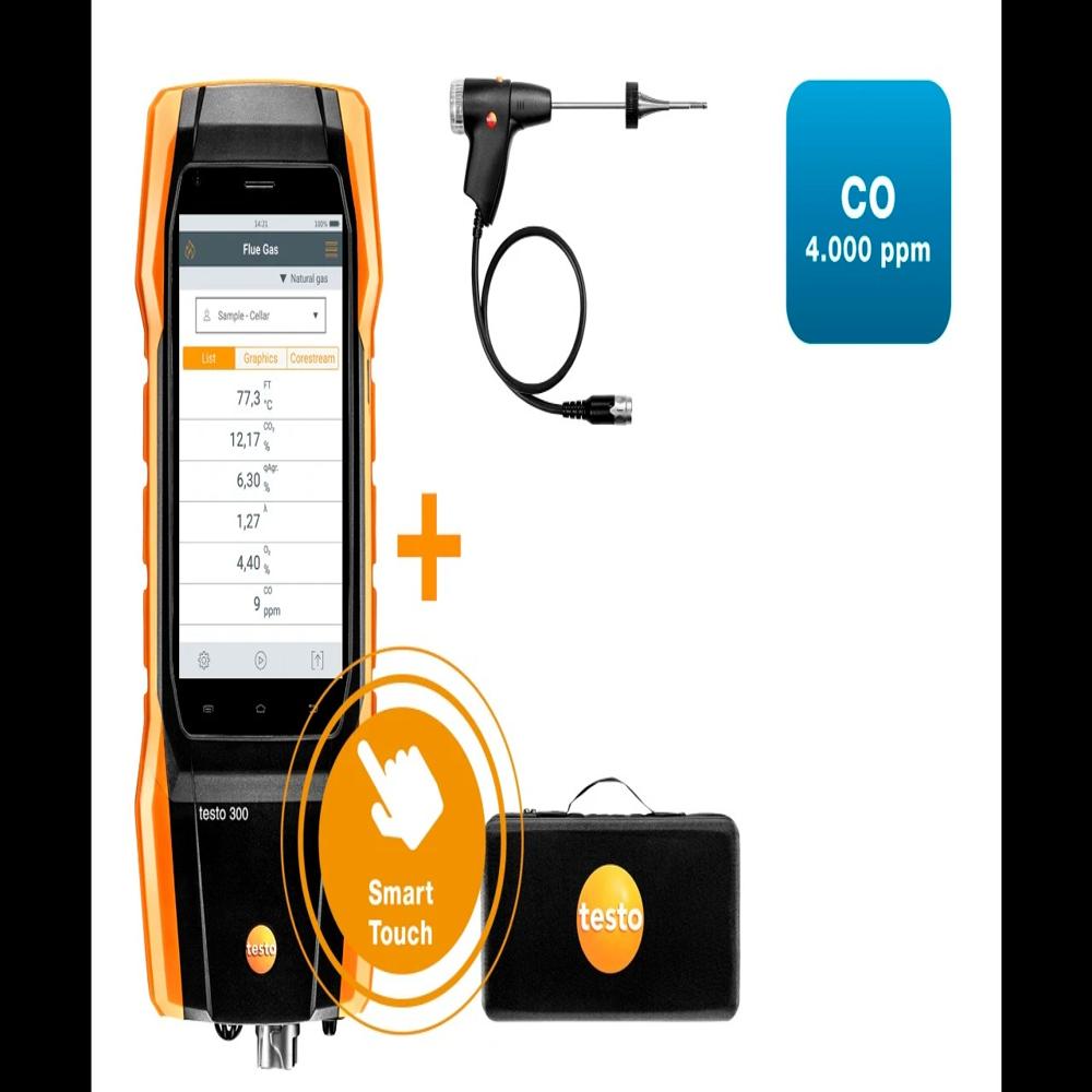 testo 300 kit 1 - Flue gas analyzer