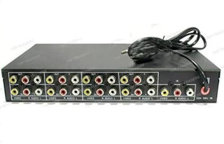 Audio Video Splitter 1 Input And 8 Output Active