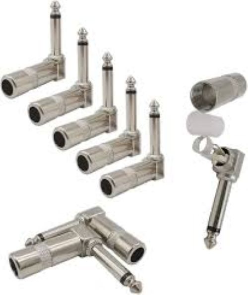 Angular Metal Phono Jack