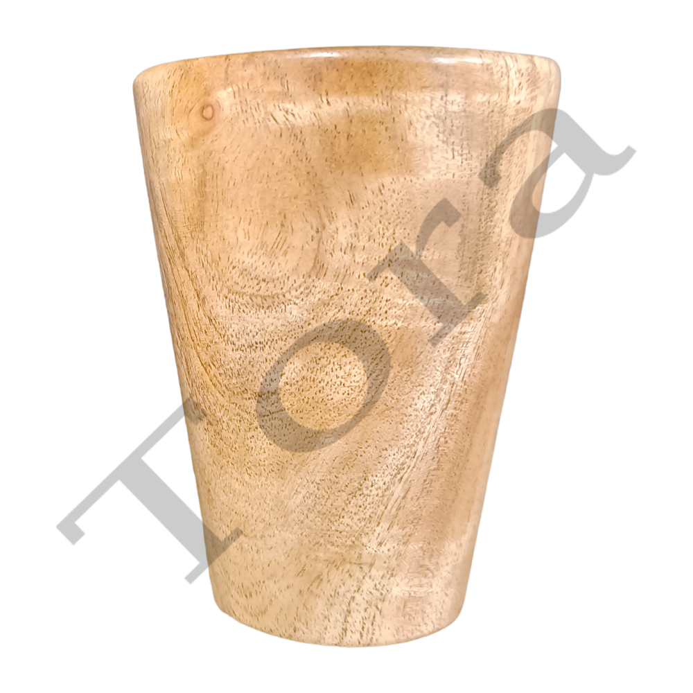 Tora Neem Wood Tea Cup Single Piece 100% Natural Export Quality Handmade (TCMC8511)