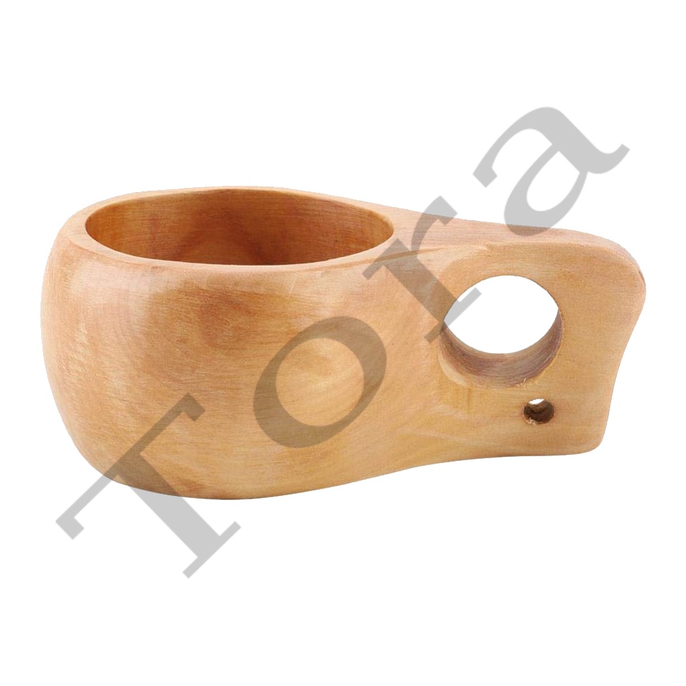 Tora Neem Wood Cup Export Quality Handmade (TCMC8509)