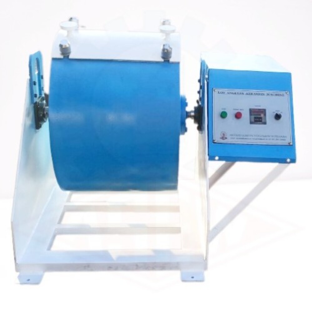 Los Angeles Abrasion Testing Machine - Stainless Steel & Mild Steel, 40-70 Kg, Electric Control Mode, 120-440 Volt, Blue Color