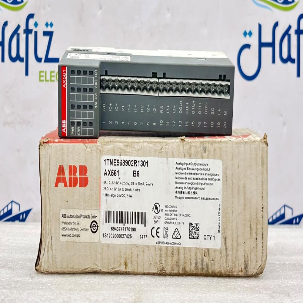 ABB AX561 B4 1TNE968902R1301 ANALOG INPUT/OUTPUT MODULE