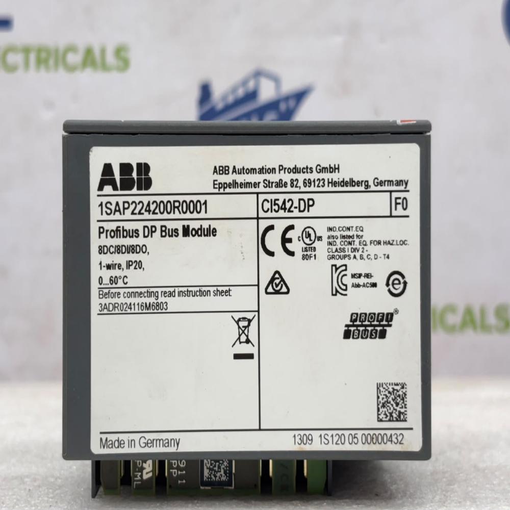 ABB CI542-DP 1SAP224200R0001 PROFIBUS MODULE