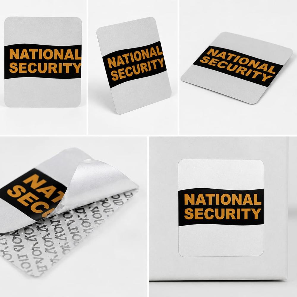 Rectangular Security Label