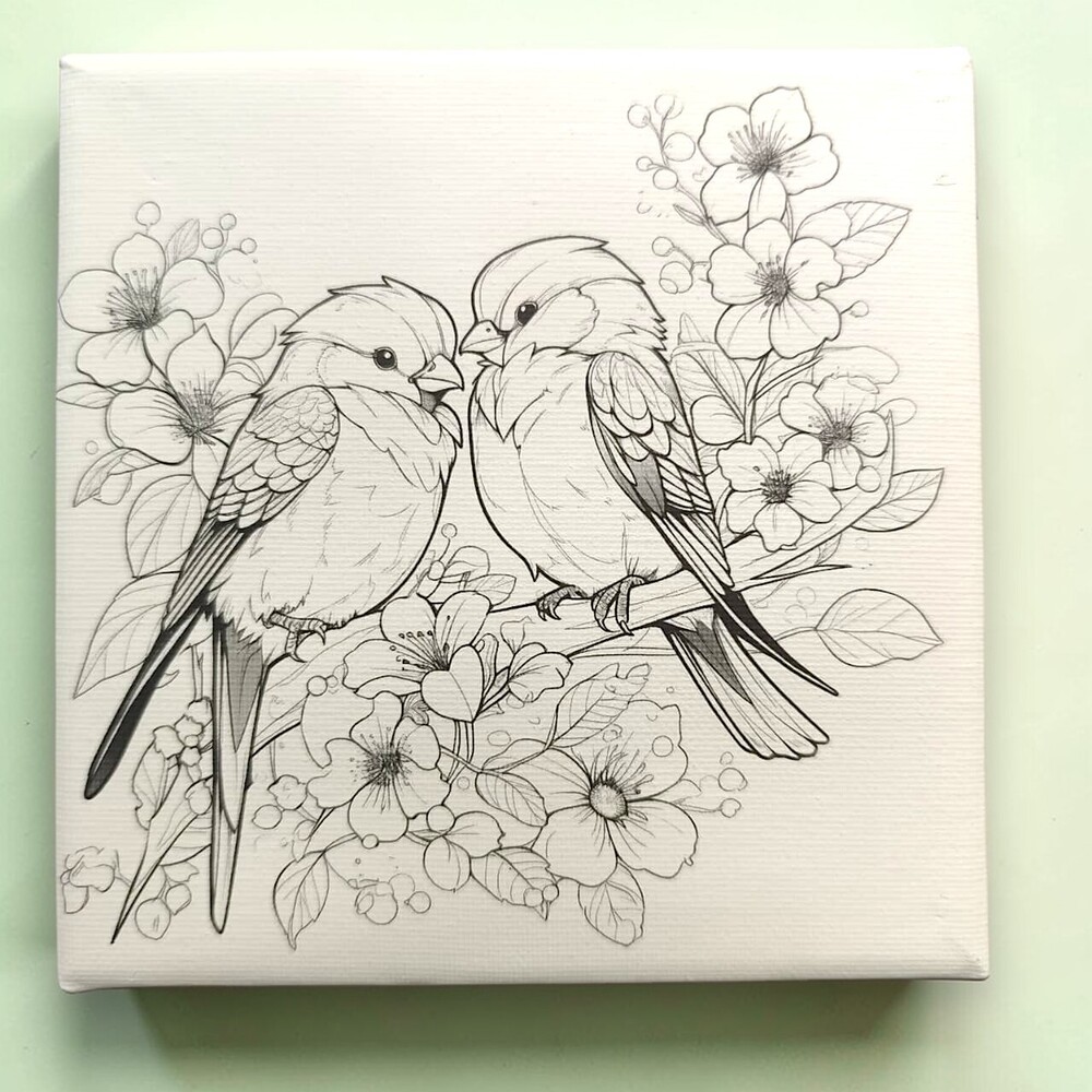 Pre Marked Canvas 6x6 Pack Of 5
