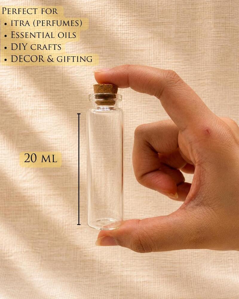 20 ML Empty Glass Bottle Pack Of 50