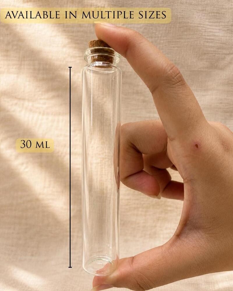 30 ML Empty Glass Bottle Pack Of 50
