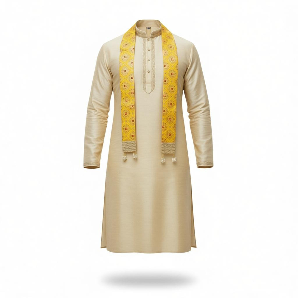 Yellow Welcome Dupatta