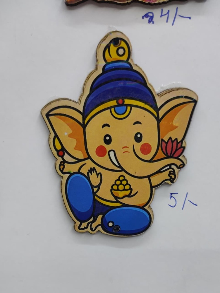 3 Inch Ganesh Ji MDF Cutout