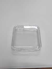 8.5x8.5 Cm Square Transparent Box - Pet Plastic, 8.5x8.5x2.5 Cm, Transparent, Snap-on Lid, Food Grade, Recyclable, Stackable, Glossy Finish