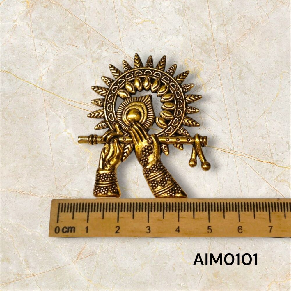Lord Krishna Basuri Pendant