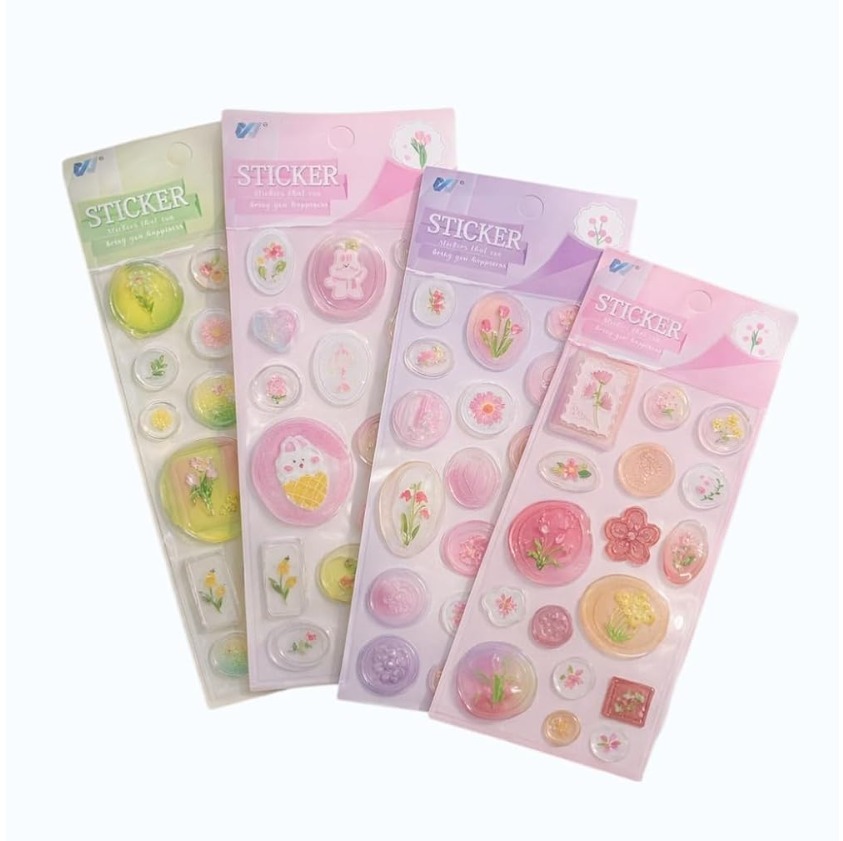 Resin Stickers Pack Of 8
