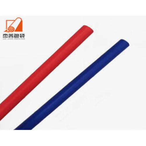 Blue and Red Mix Solid Color Paper Straws