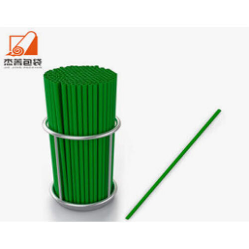 disposable plastic straws black individually package pp pla wrapped straw