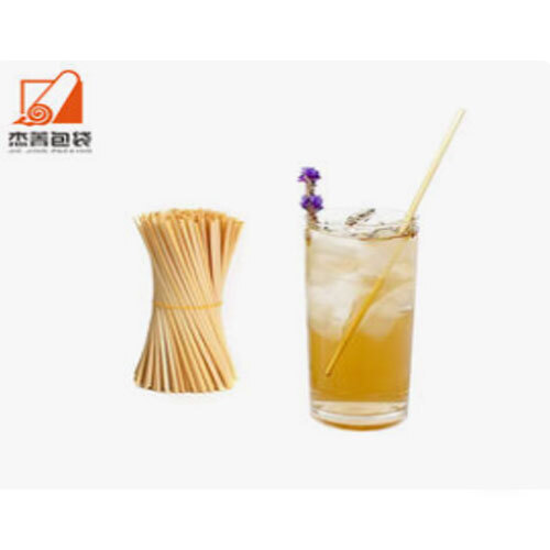 Natural Wheat Compostable Biodegradable Disposable Drinking Straws