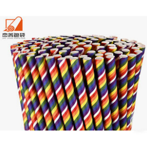 Colorful Drinking Straws Drinking Paper Straws