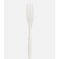 Food Grade 6 Inch Corn Starch Fork Cutlery Set Biodegradable Cornstarch Cutlery Disposable Fork