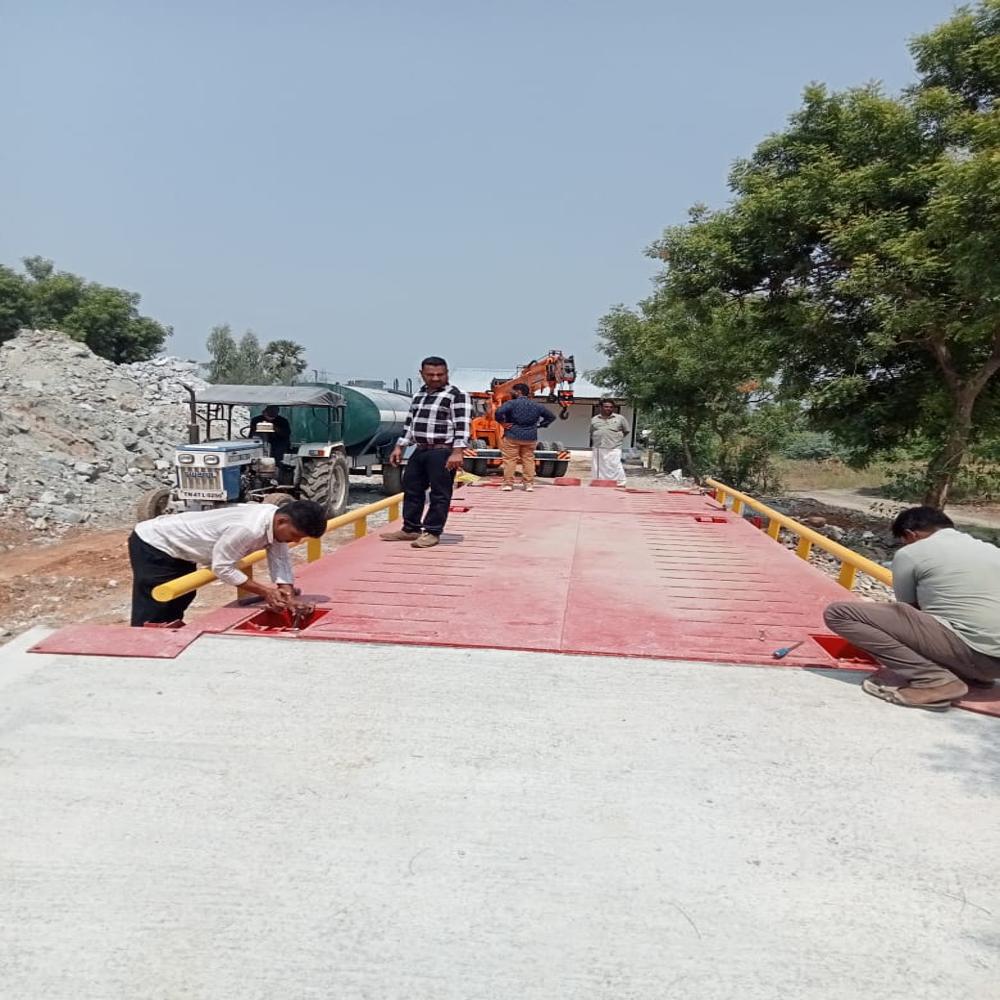 9Mtr 50Ton Rice Mill Foundation Less Weighbridge - Accuracy: +/- 0.02%
