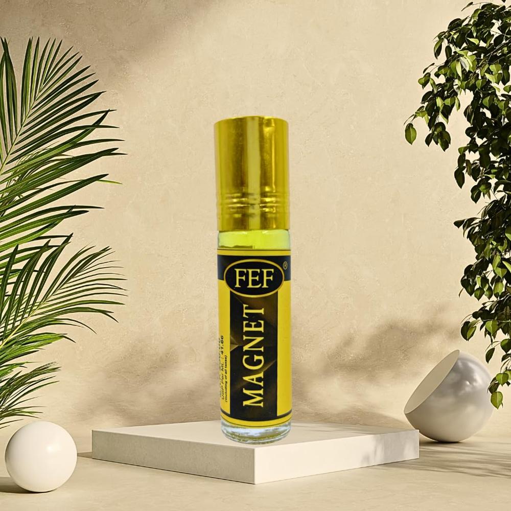 EF ATTAR PACK OF 6 ML WHITE OUD + BLACK + BROWN + MAGNET