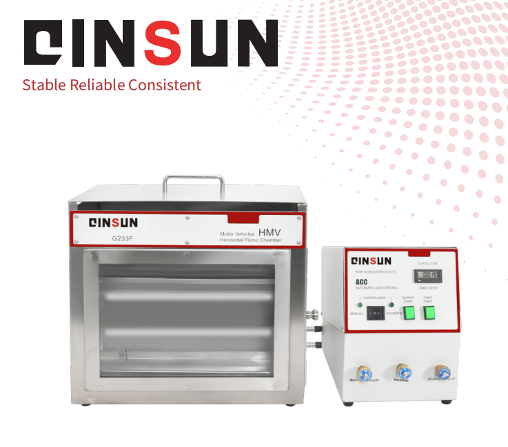 Fabric Horizontal Burning Tester - Stainless Steel, 800x400x500 mm, Adjustable Gas Pressure, Digital Timer, Safety Features