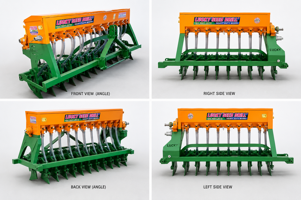 DSR seed cum fertilizer drill