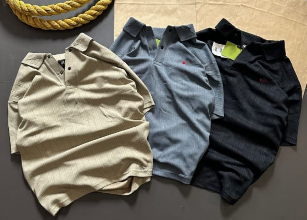 Mens Solid Color Half Sleeve T Shirt