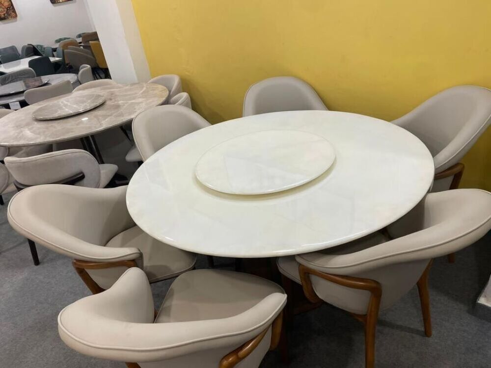 Round 6 Seater Dining Table - Color: Different Available