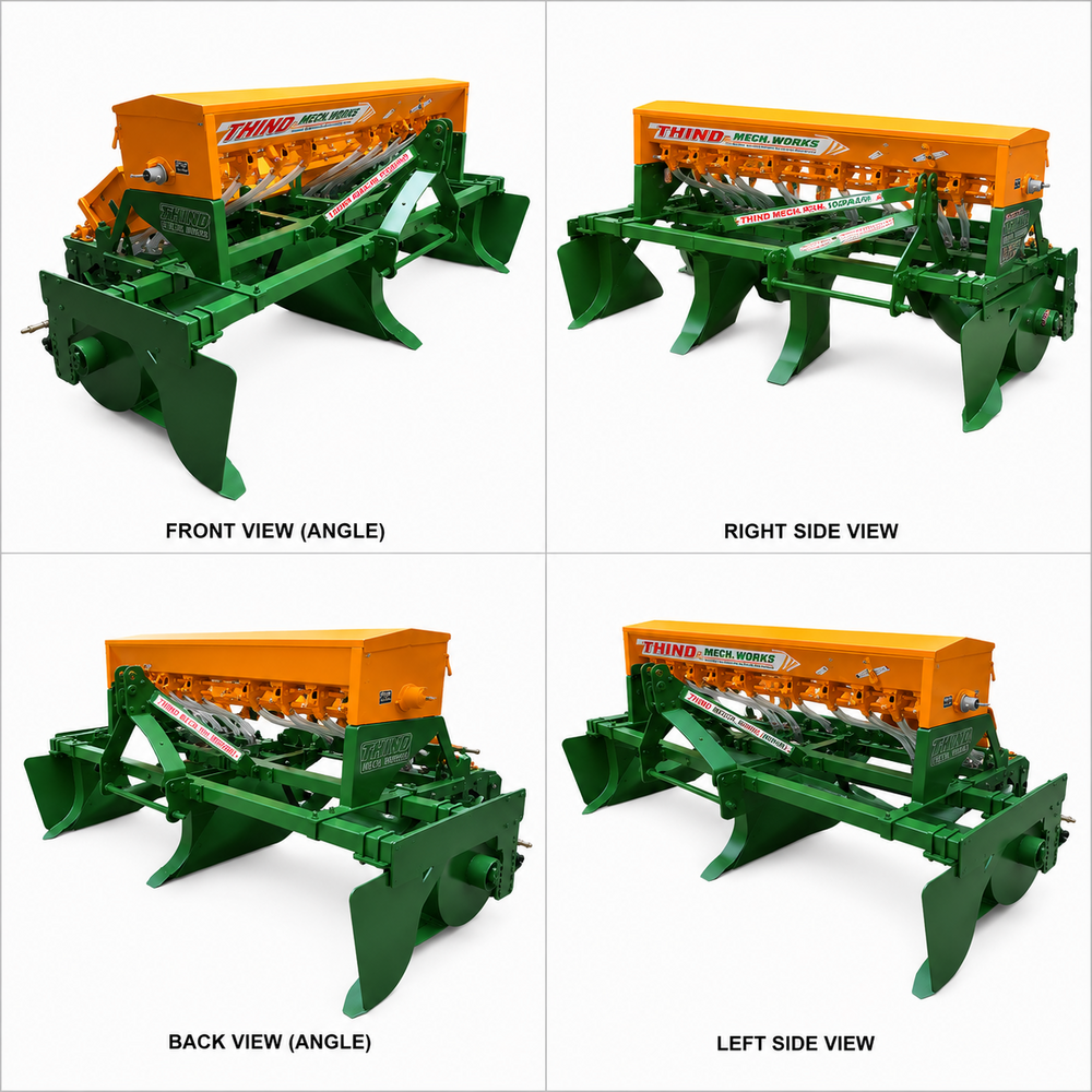 8 Rows And 2 Beds Multi-Crop Bed Planter