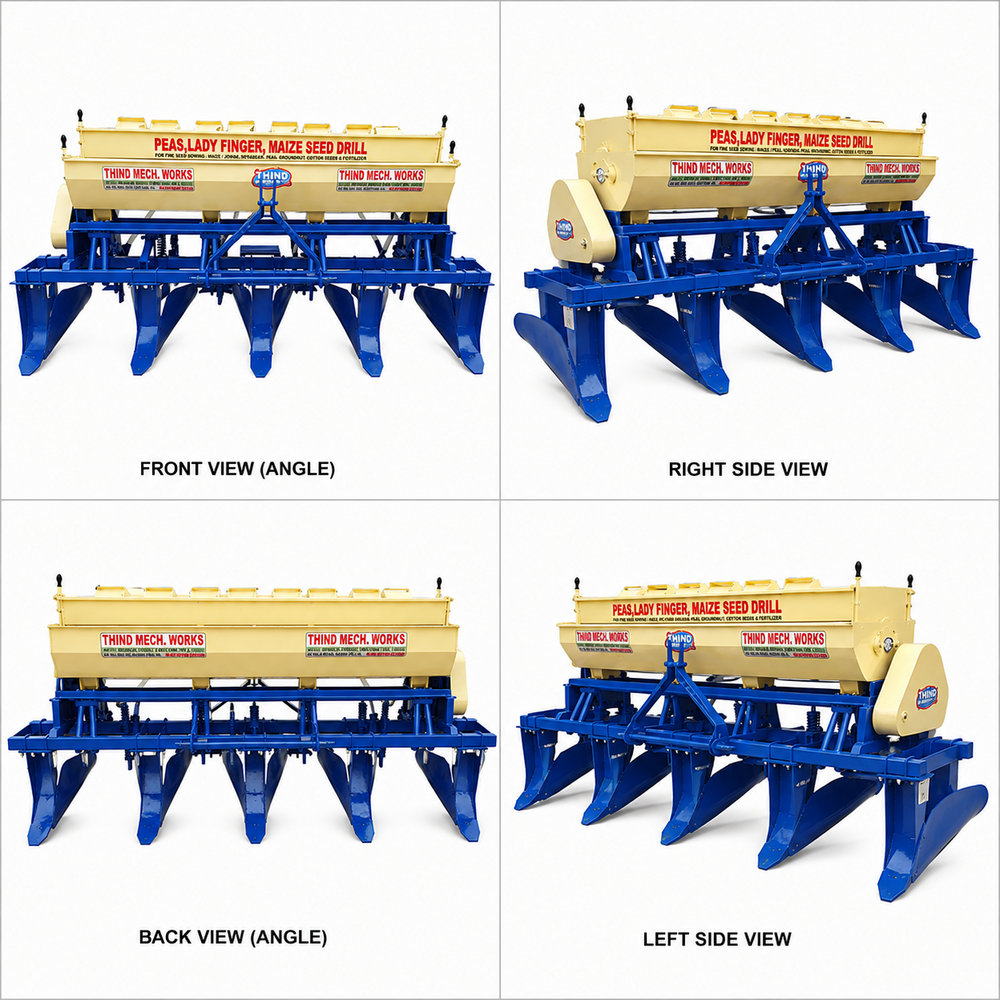 Multicrop Ridger Seeder Cum Seed Fertilizer Drill