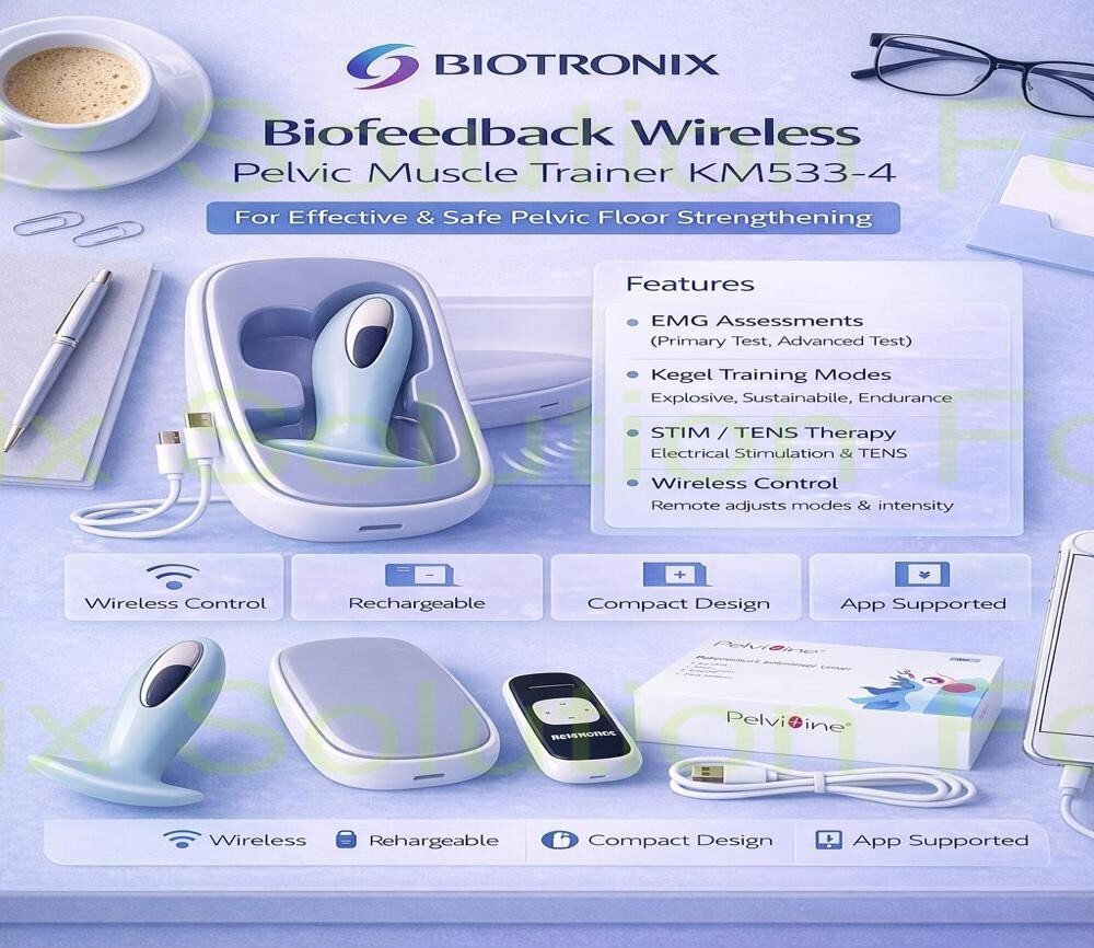 KM-533 Konmed Biofeedback Pelvic Muscle Trainer for Women's Health
