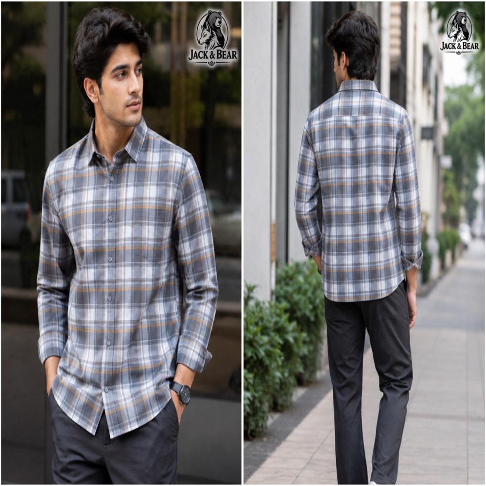 oxford check shirt