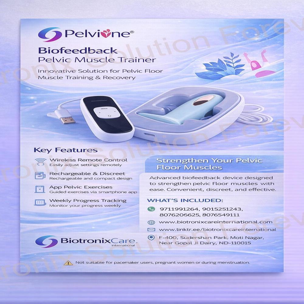 Advanced Pelvic Floor Rehabilitation Device with Biofeedback Technology