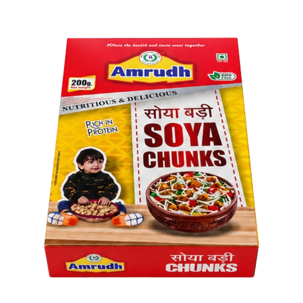 200 GM Soya Chunks Box