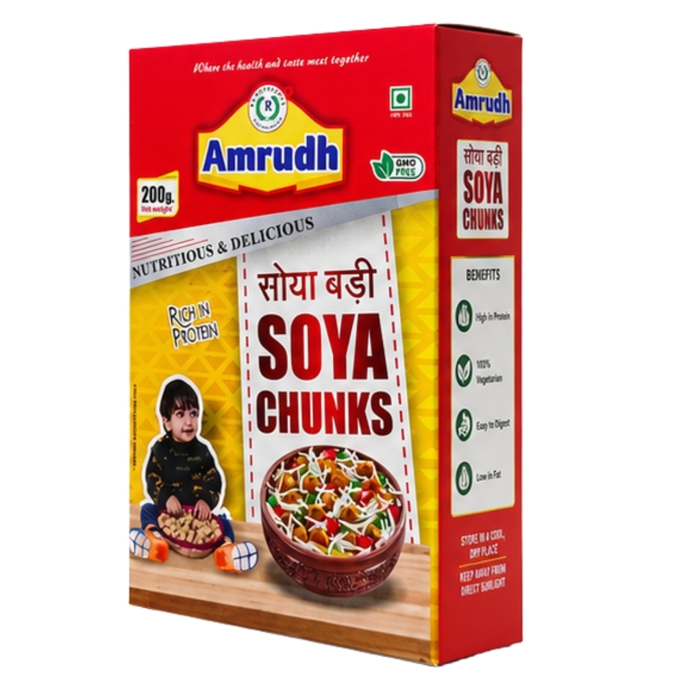 200 GM Soya Chunks Box