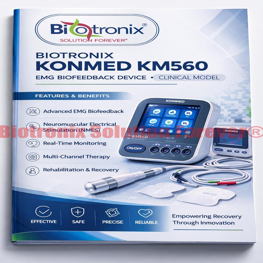 KM-560 EMG Biofeedback and Muscle Stimulator for Rehabilitation