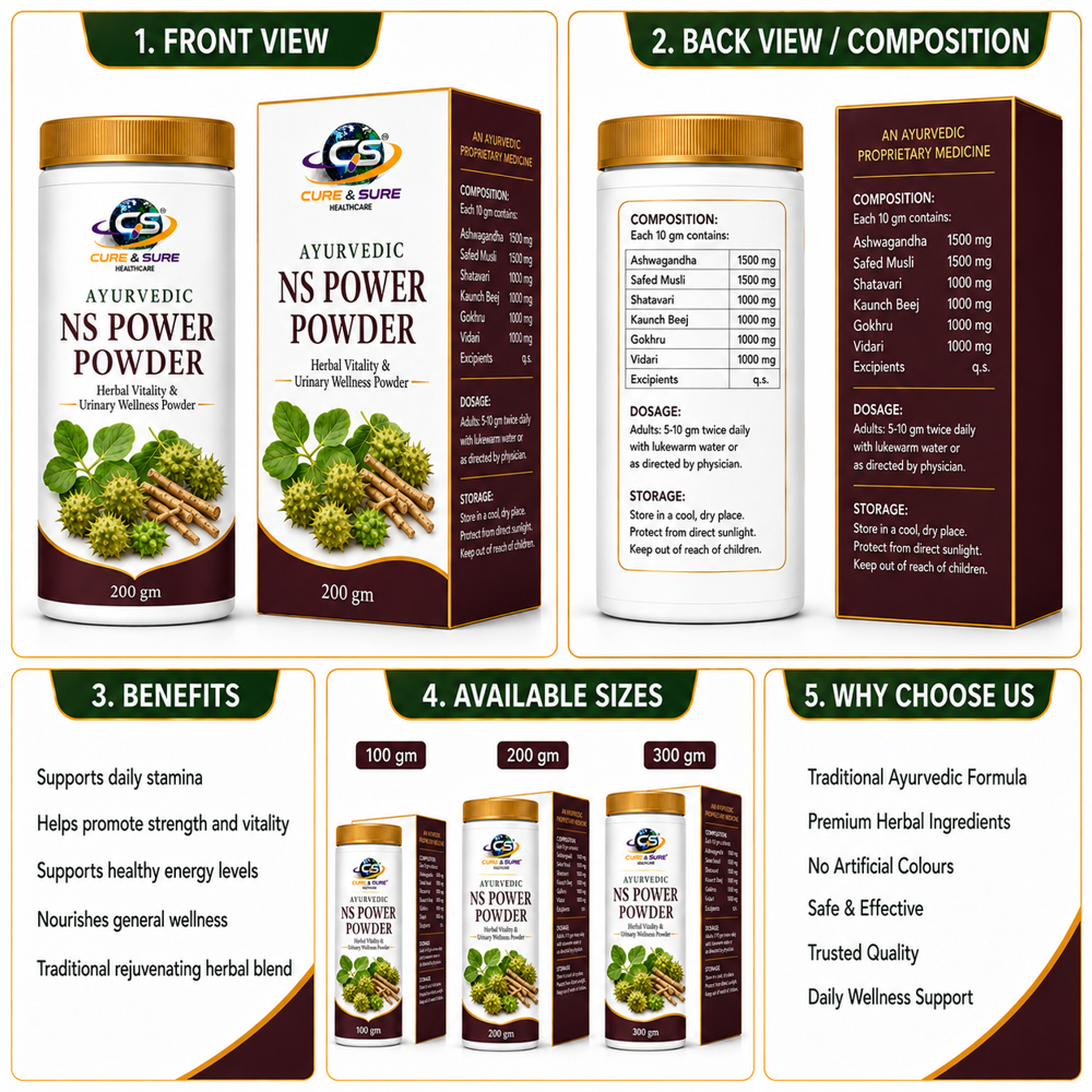 Ayurvedic Ns Power Powder Third Party Manufacturing